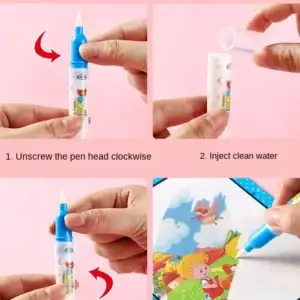 Inside view of Magic Water Coloring Pages – Quick Dry and Reusable Drawing Fun