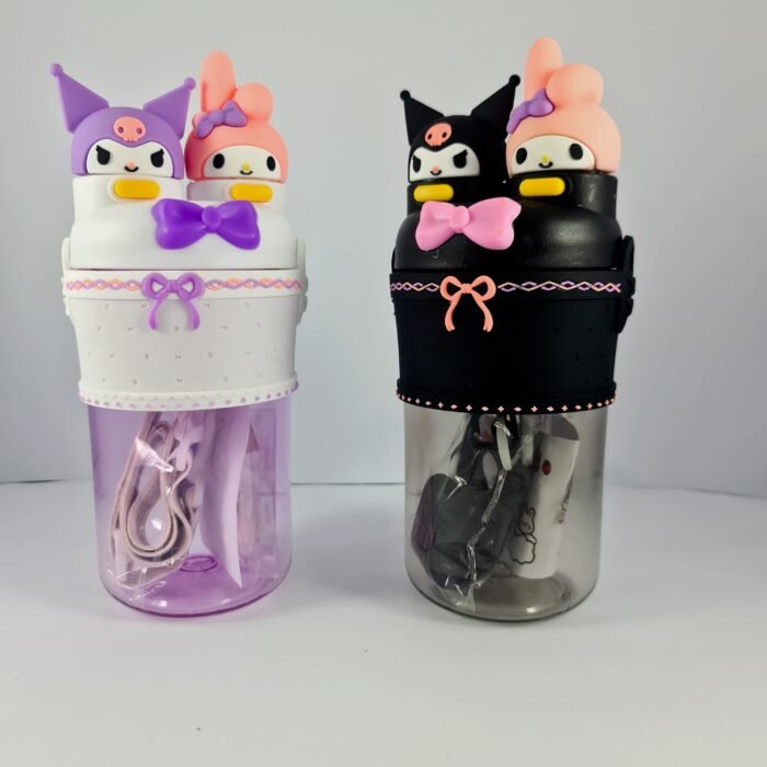 700ml Kuromi Sipper Water Bottle for School