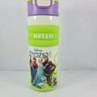 Character Water Bottles with Keychain Grip for School