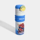 Black Batman Dual Drinking School Water Bottle