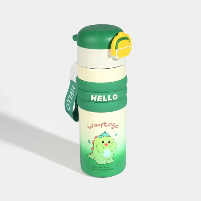 Dual Mode Sipper and Direct Drink Kids Water Bottle