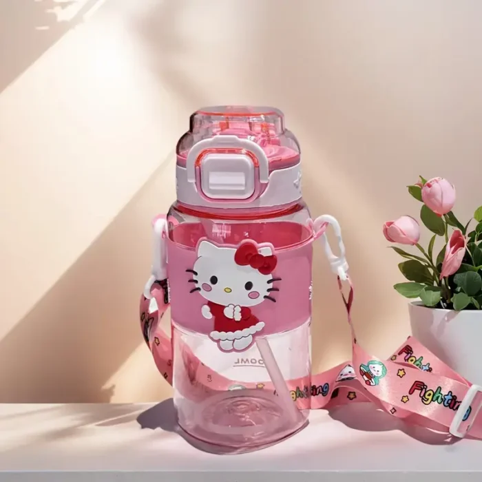 Hello Kitty Large Capacity Water Bottle with Leak-Proof L