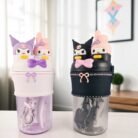 700ml Kuromi Water Bottle with Dual Drinking Options