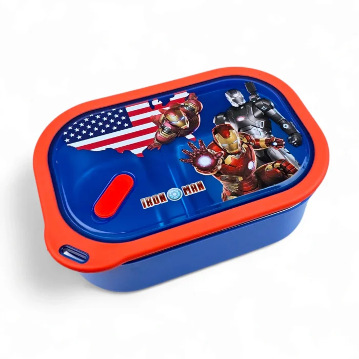 Leak-Proof Cartoon Kids Lunch Box with Stainless Steel Interior