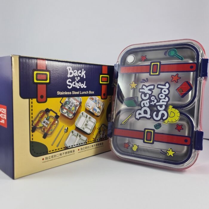 Leak-Resistant Stainless Steel Lunch Box for Kids