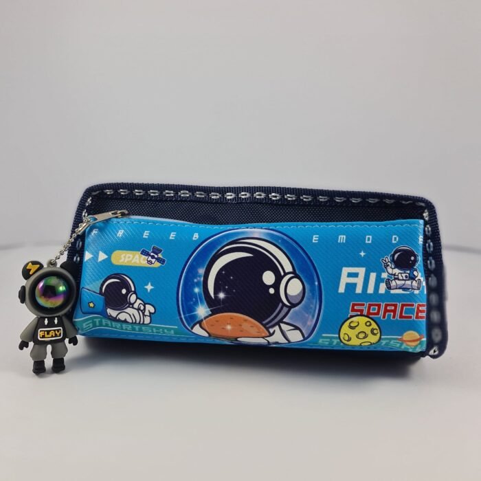 Stylish pencil pouch for kids with superhero print