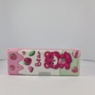 Soft Rubber Pink Pencil Box with Big Eyes Design