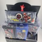 Blue, Gray and Black Spider-Man Pouches