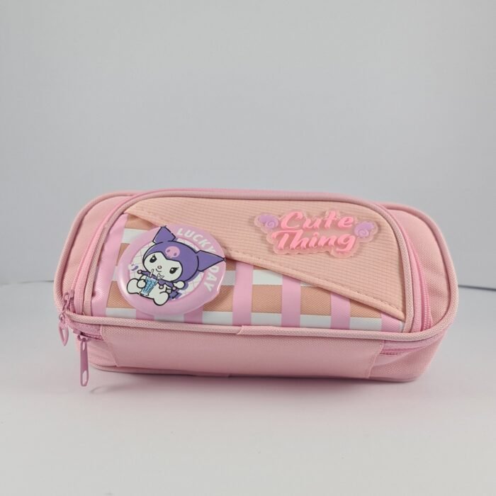 Cute Character Kuromi Pouches in Pink, Blue and Purple