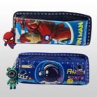 Stylish pencil pouch for kids with superhero print