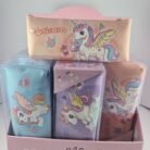 Back to School Unicorn Opaque Zipper Pouch