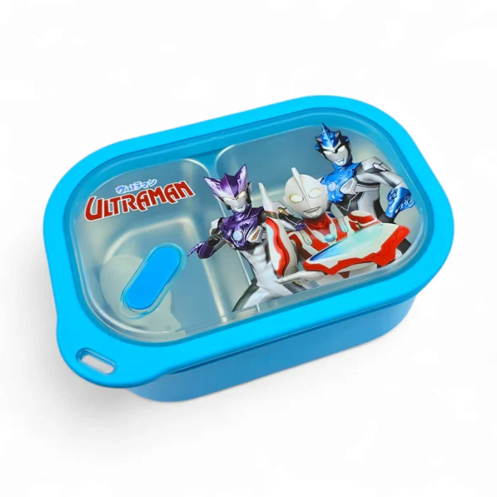 Portable 2-Compartment Cartoon Lunch Box for Kids