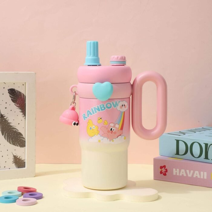 Portable Stainless Steel Flask for School and Office