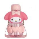 Kuromi & My Melody Cartoon Water Cup with Straw
