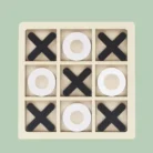 Classic Wooden Tic Tac Toe Family Toy